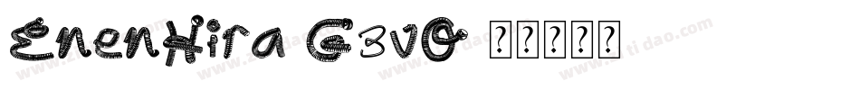 EnenHira-G3vO字体转换