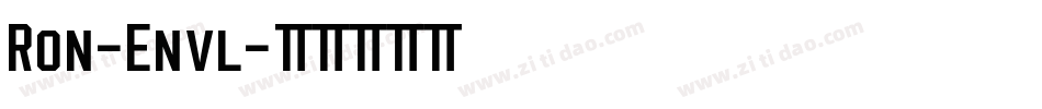 Ron-Envl字体转换