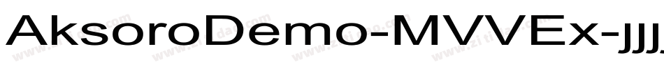 AksoroDemo-MVVEx字体转换