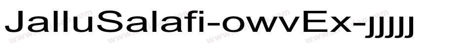 JalluSalafi-owvEx字体转换