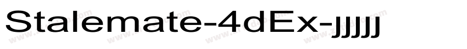 Stalemate-4dEx字体转换