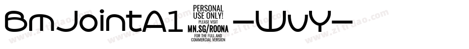 BmJointA17-WvY字体转换