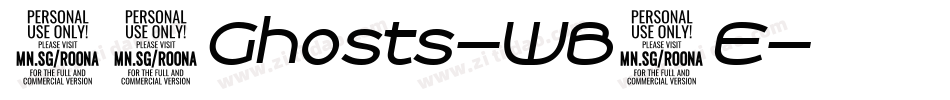 13Ghosts-WB7E字体转换