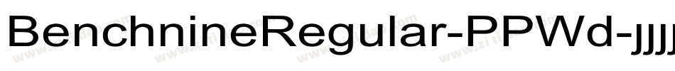 BenchnineRegular-PPWd字体转换