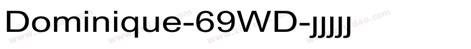 Dominique-69WD字体转换