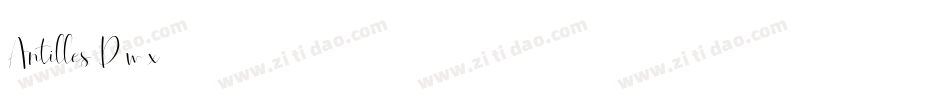 Antilles3D-w7x6字体转换