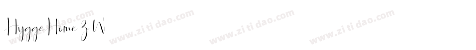 HyggeHome-Z3W3字体转换 HyggeHome-Z3W3字体转换