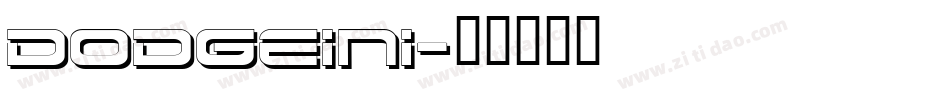 Dodgeini字体转换