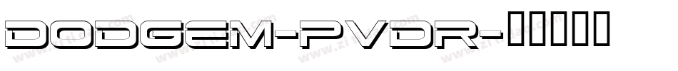 Dodgem-PVdr字体转换