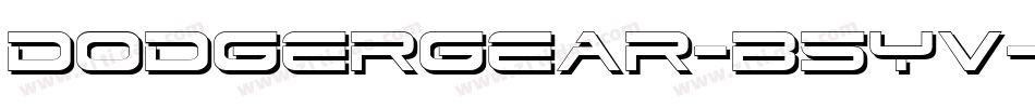 DodgerGear-B5yV字体转换
