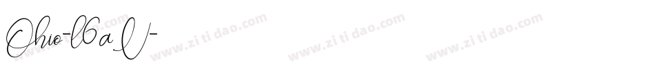 Ohio-l6aV字体转换