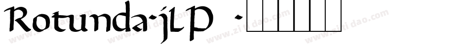 Rotunda-jLP9字体转换