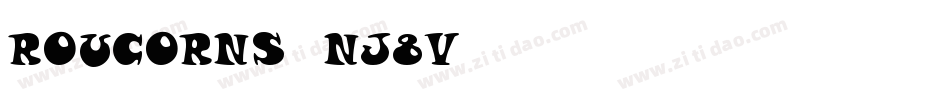 Roucorns-nJ8V字体转换