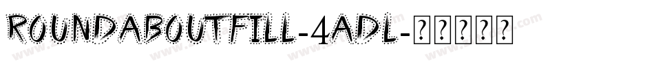 RoundaboutFill-4aDl字体转换