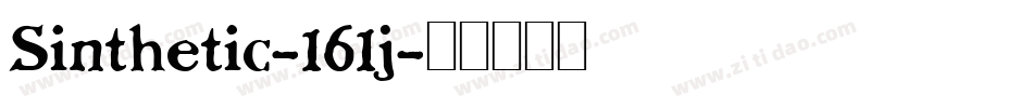 Sinthetic-161j字体转换