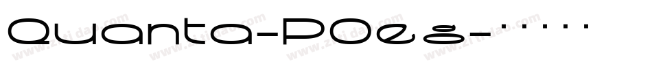 Quanta-POeg字体转换