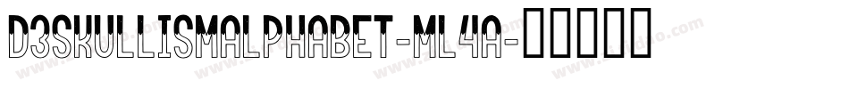 D3SkullismAlphabet-mL4a字体转换