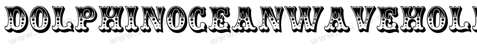 DolphinOceanWaveHollowBold-vV6A字体转换