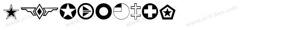 roundels字体转换