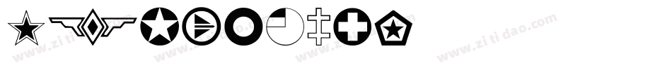 roundels字体转换