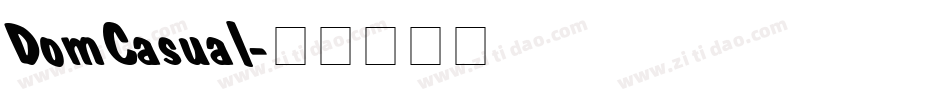 DomCasual字体转换