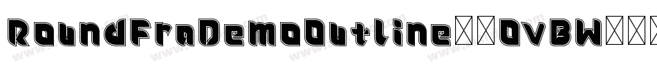 RoundfraDemoOutline-2OvBW字体转换