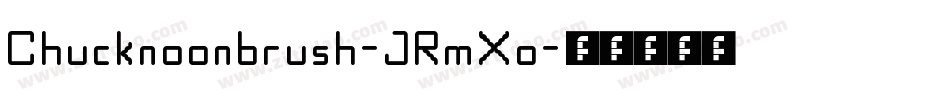 Chucknoonbrush-JRmXo字体转换