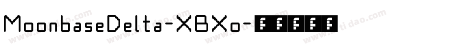 MoonbaseDelta-XBXo字体转换