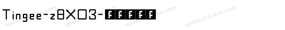 Tingee-z8XO3字体转换