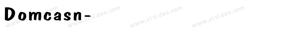Domcasn字体转换