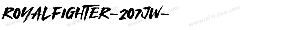 RoyalFighter-2O7JW字体转换