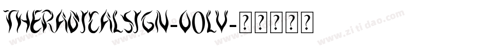 Theradicalsign-o0lV字体转换