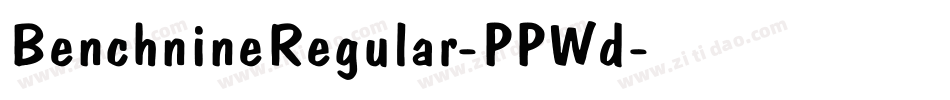 BenchnineRegular-PPWd字体转换