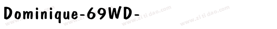 Dominique-69WD字体转换