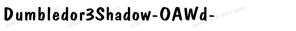 Dumbledor3Shadow-OAWd字体转换