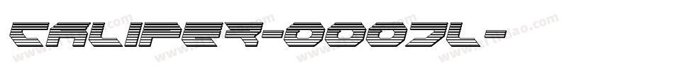 CALIPER-000DL字体转换