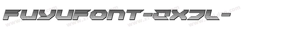 FuyuFont-zXDl字体转换