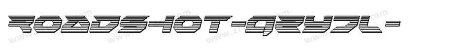 RoadShot-qZYDl字体转换