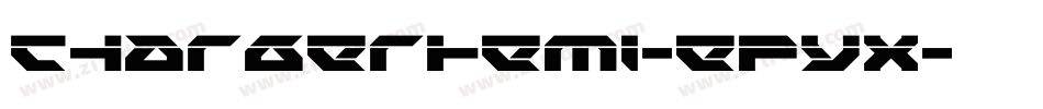 ChargerHemi-ePyx字体转换