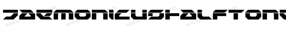 DaemonicusHalftone-MPyx字体转换