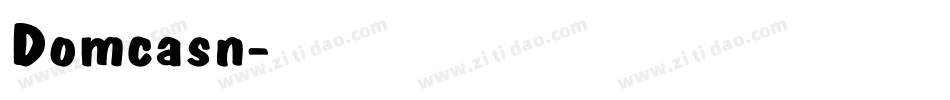Domcasn字体转换