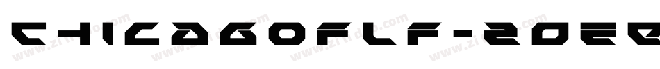 Chicagoflf-2OEe字体转换