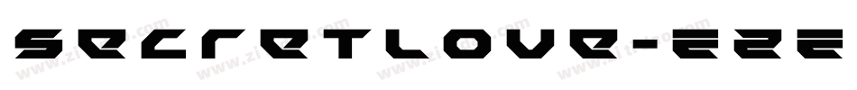 SecretLove-EZEe字体转换