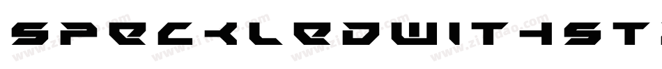 SpeckledWithStars-K1Ee字体转换