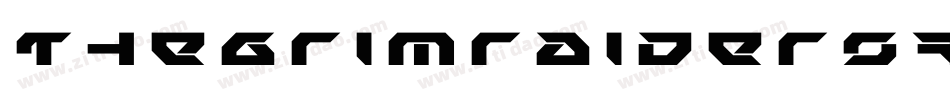 ThegrimraidersRegular-Ee78字体转换