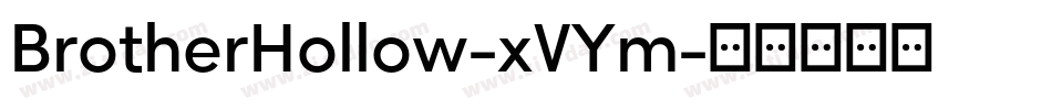 BrotherHollow-xVYm字体转换