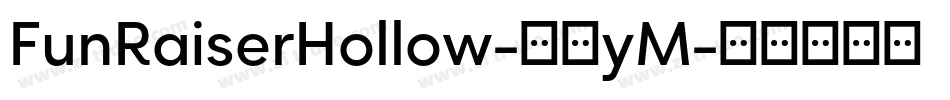 FunRaiserHollow-11yM字体转换