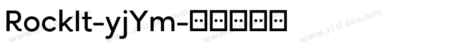 RockIt-yjYm字体转换