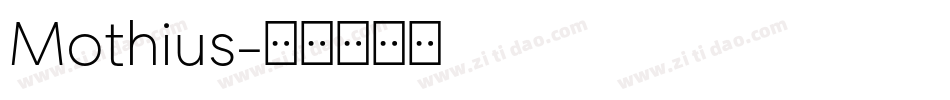Mothius字体转换