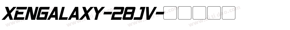 XenGalaxy-28jv字体转换
